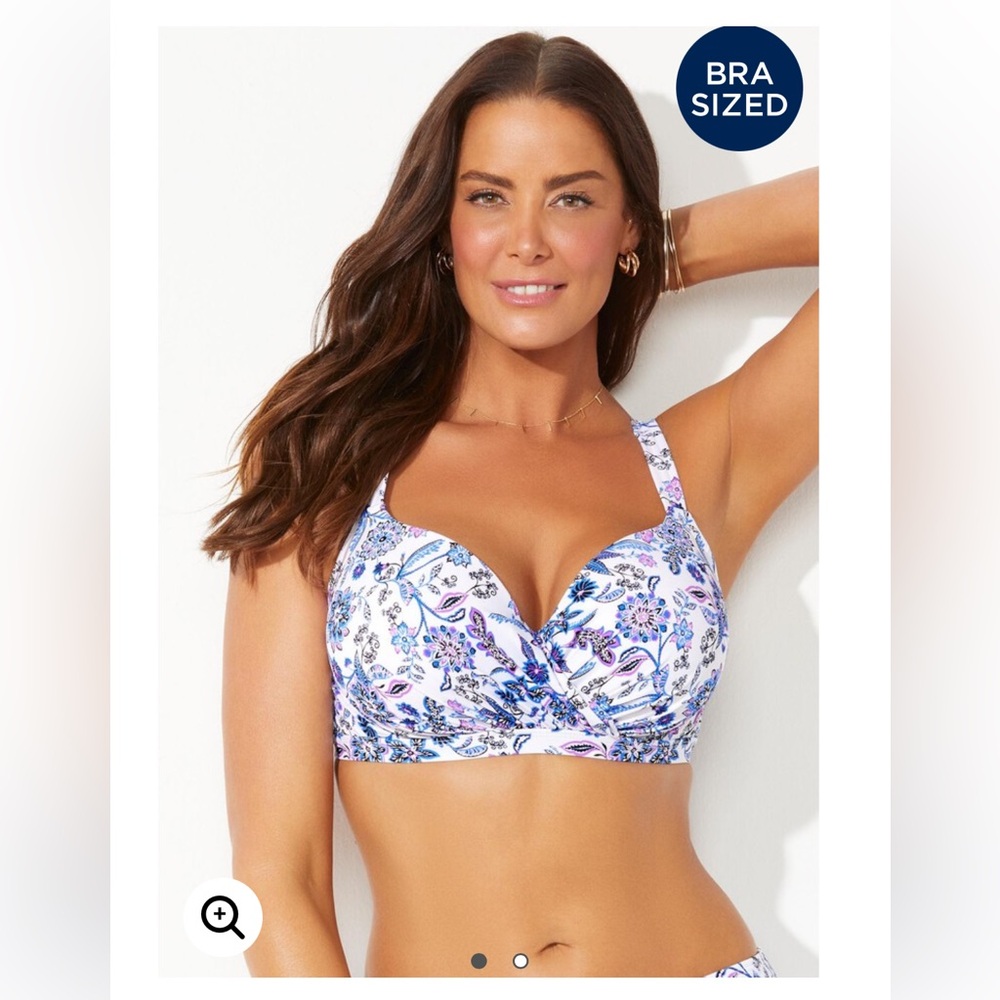 Floral Underwire Bikini Top